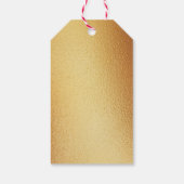 Geometrische Hart Valentijnsdag Bruidsbruiloft Cadeaulabel (Achterkant)