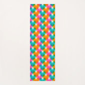 Geometrische harten in psychedelische kleuren (1) yogamat (Voorkant)