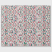 Geometrische Heartstrings Valentijnse Wrapping Pa Cadeaupapier (Vlak)