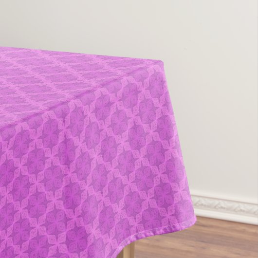 Geometrische heldere lila art deco tafelkleed (Voorbeeld)