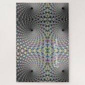 Geometrische helix optische illusie Typografie Legpuzzel (Verticaal)