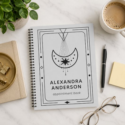 Geometrische Hemelse Halvemaan Afsprakenboek Planner
