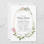 Geometrische Herbarium virtuele douche Kaart (Voorkant)