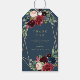 Geometrische Herfst Elegance Gift Labels Cadeaulabel