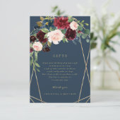 Geometrische Herfst Elegance Gifts Kaart (Staand voorkant)