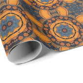 Geometrische Herfst, grillige herfst, herfst, Herf Cadeaupapier (Rol Hoek)