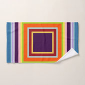 Geometrische herfst Indiase cornkleuren Bad Handdoek (Handdoek)