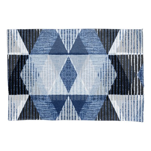 Geometrische herhaling: gestructureerde achtergron kussensloop (Voorkant)