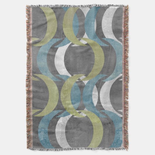 Geometrische herhaling I Deken (Voorkant Verticaal)