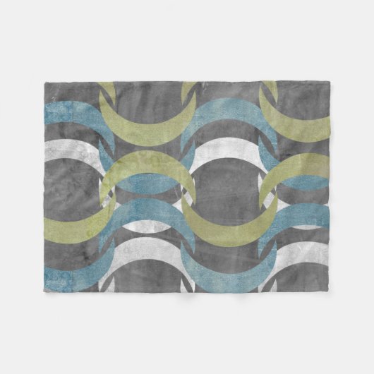 Geometrische herhaling I Fleece Deken (Voorkant (Horizontaal))