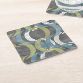 Geometrische herhaling I Kartonnen Onderzetters (Schuin)