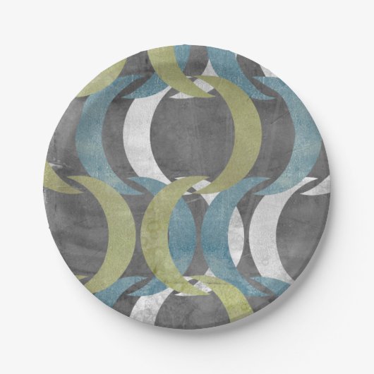 Geometrische herhaling I Papieren Bordje (Voorkant)