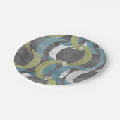 Geometrische herhaling I Papieren Bordje (Gekanteld)