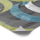 Geometrische herhaling I Poster (Hoek)