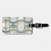 Geometrische herhaling III Bagagelabel (Voorkant horizontaal)