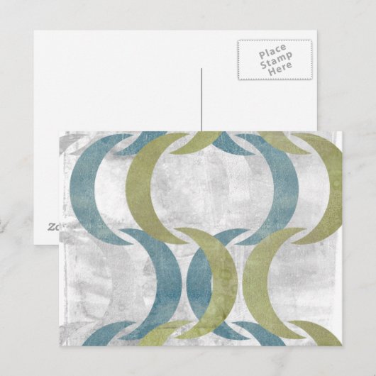 Geometrische herhaling III Briefkaart (Voorkant / Achterkant)