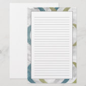 Geometrische herhaling III Briefpapier (Voorkant / Achterkant)