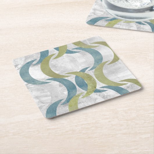 Geometrische herhaling III Kartonnen Onderzetters (Schuin)