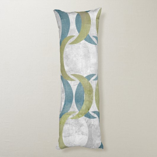 Geometrische herhaling III Lichaamskussen (Achterkant (Verticaal))