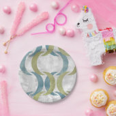 Geometrische herhaling III Papieren Bordje (Feest)