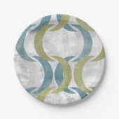 Geometrische herhaling III Papieren Bordje (Voorkant)