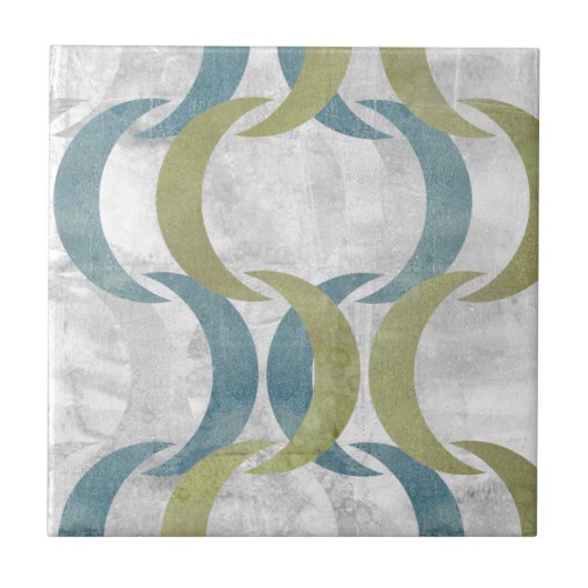 Geometrische herhaling III Tegeltje (Voorkant)