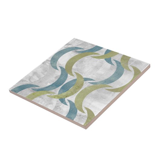 Geometrische herhaling III Tegeltje (Zijkant)