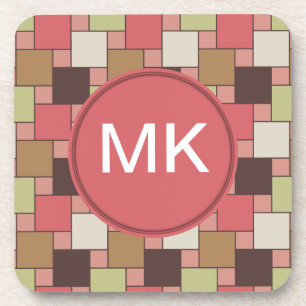 Geometrische het Kabinet van het kruid Bier Onderzetter