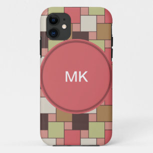 Geometrische het Kabinet van het kruid iPhone 11 Hoesje