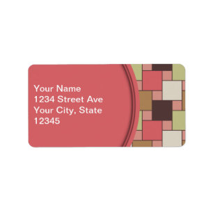 Geometrische het Kabinet van het kruid Etiket