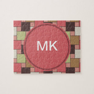 Geometrische het Kabinet van het kruid Legpuzzel