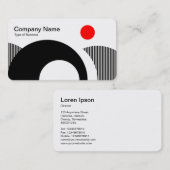 Geometrische heuvels 02 visitekaartje (Voorkant / Achterkant)