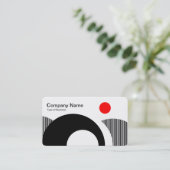 Geometrische heuvels 02 visitekaartje (Staand voorkant)