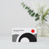 Geometrische heuvels 03 visitekaartje (Staand voorkant)