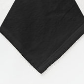 Geometrische hexagon Patroon (zwart/wit) Fleece Deken (Hoek)