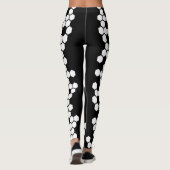 Geometrische Hexagon Voetbal Stijl Leggings (Achterkant)