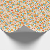 Geometrische hexagonale abstractie cadeaupapier (Hoek)