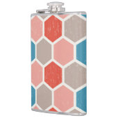 Geometrische hexagonvormen heupfles (Links)