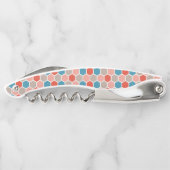 Geometrische hexagonvormen kurkentrekker (Achterkant)