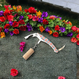 Geometrische hexagonvormen kurkentrekker