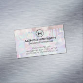 Geometrische holografisch | Boke Drip Magnetisch Visitekaartje (Voorbeeld)