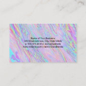 Geometrische holografische vloeistof | QR-scan Visitekaartje (Achterkant)