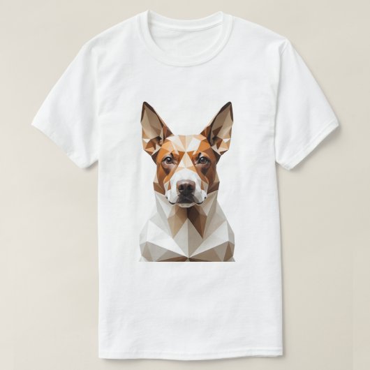 geometrische hond T-shirt (Design voorkant)