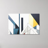 Geometrische Horizon Canvas Afdruk (Voorkant)
