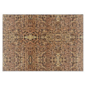 Geometrische houtkunst snijplank (Voorkant)