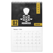 Geometrische Indiase Rashi Kalender - Vedische ast (Feb 2026)