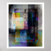 Geometrische industriegrunge art. 3 poster (Voorkant)