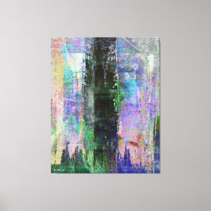 Geometrische industriële golfbreker art. 11 canvas afdruk