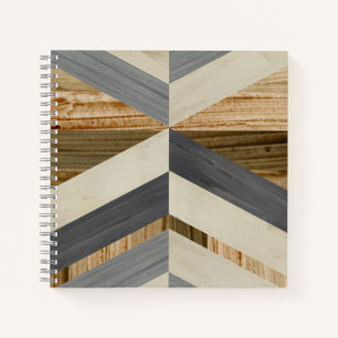 Geometrische inlay notitieboek
