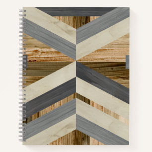 Geometrische inlay notitieboek